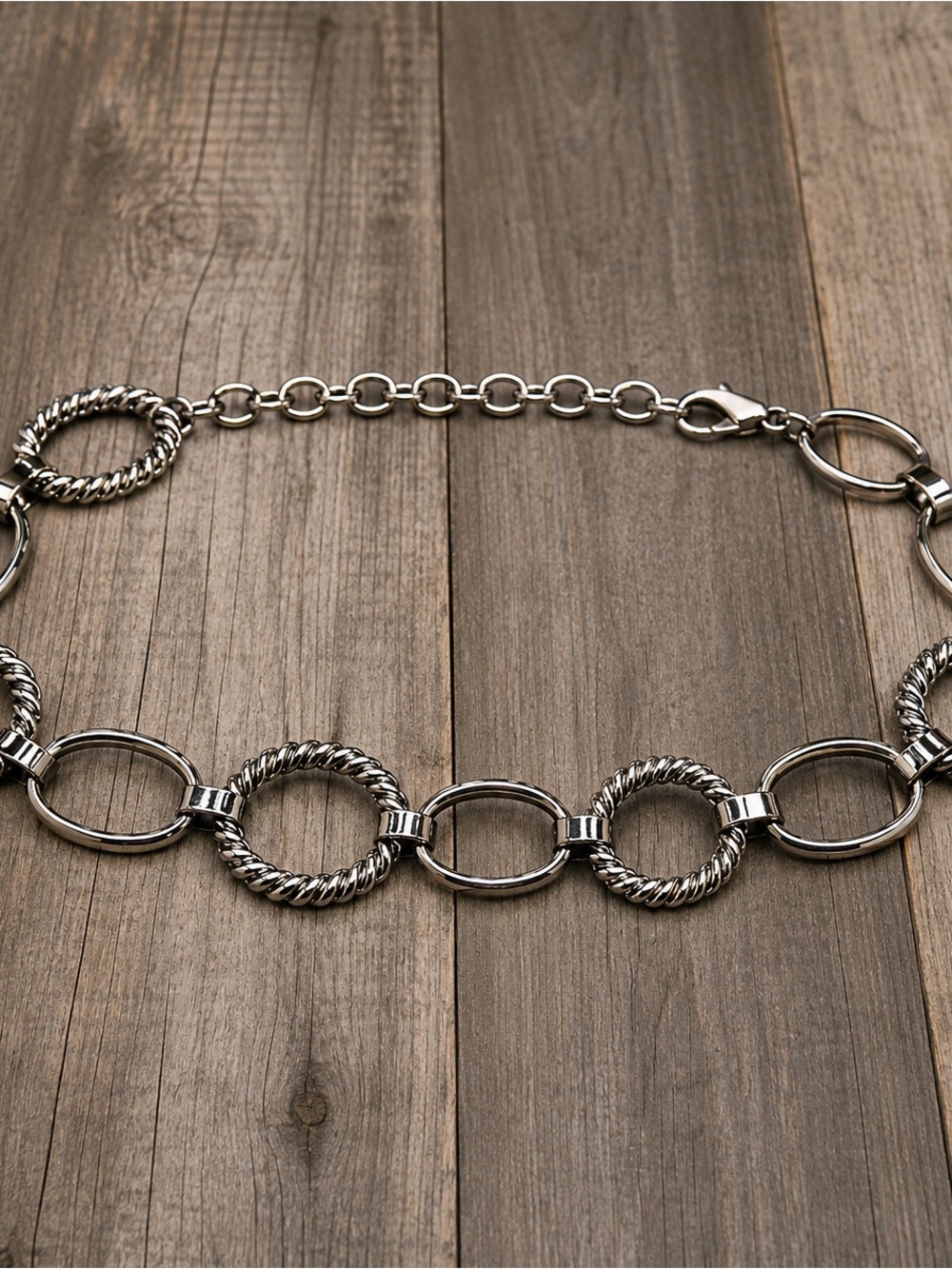 Silver Linked CONCHO BELT -